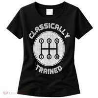 Classically Trained Funny Three Pedals Car Guys Women's T-Shirt thumb 0