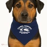 Camel Towing Funny USA-Made Doggie Bandana thumb 1