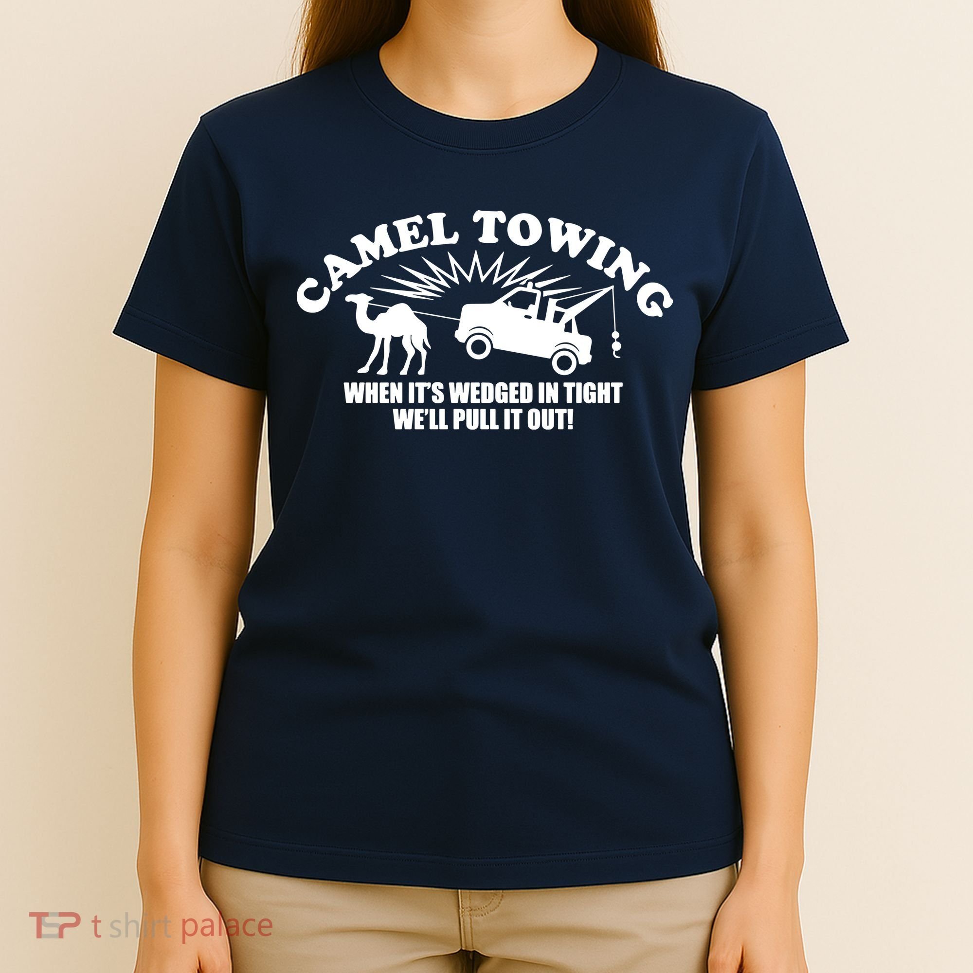 Camel Towing Funny T-Shirt