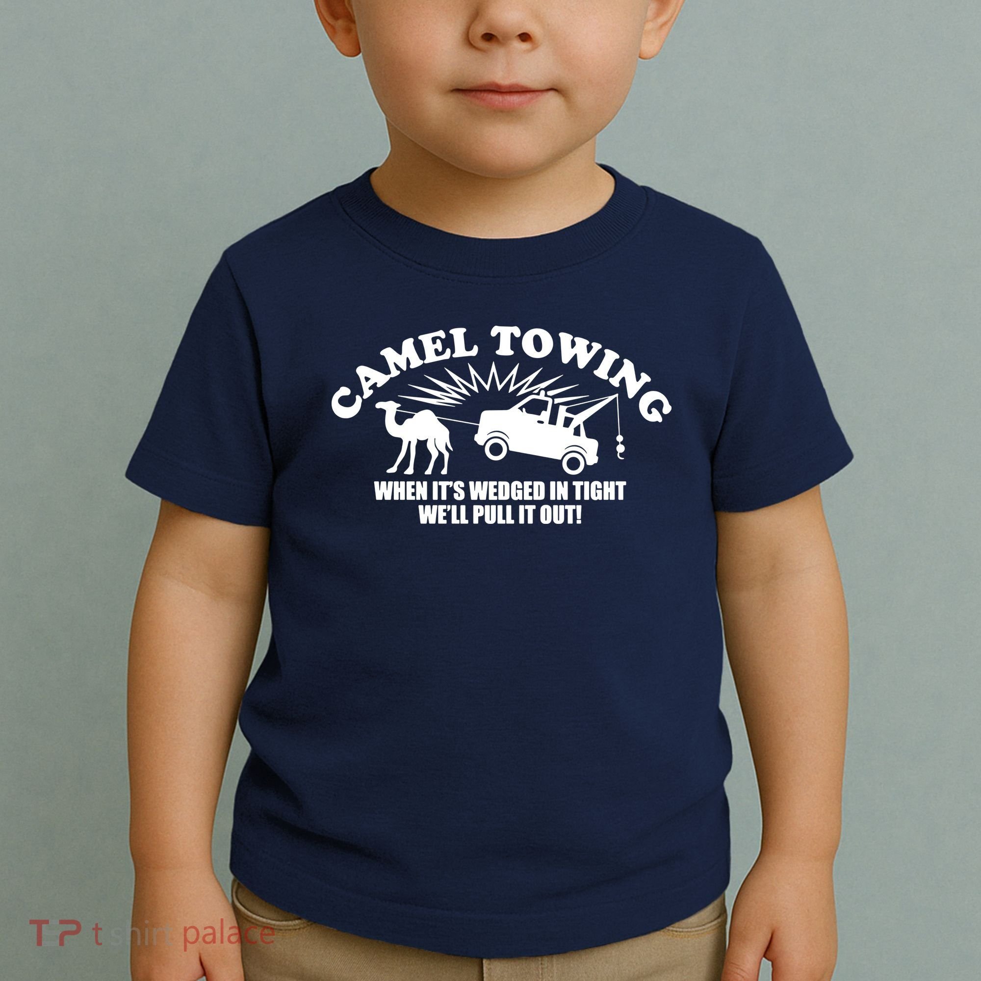 Camel Towing Funny Toddler T-Shirt
