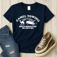 Camel Towing Funny Women's T-Shirt thumb 3
