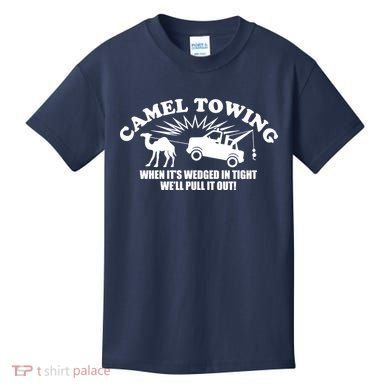 Camel Towing Funny Kids T-Shirt