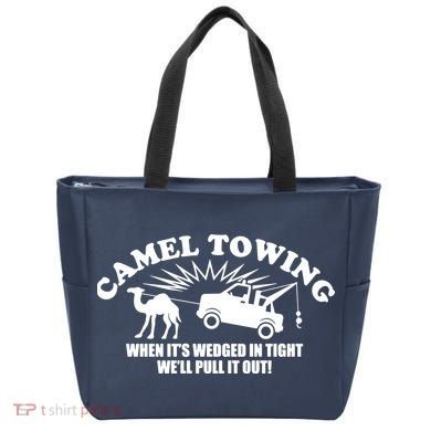 Camel Towing Funny Tote Bag