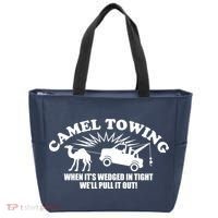 Camel Towing Funny Tote Bag thumb 0