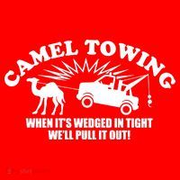 Camel Towing Funny Santa Hat thumb 1