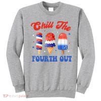 Chill The Fourth Out Funny 4th Of July Icecream Sweatshirt thumb 0