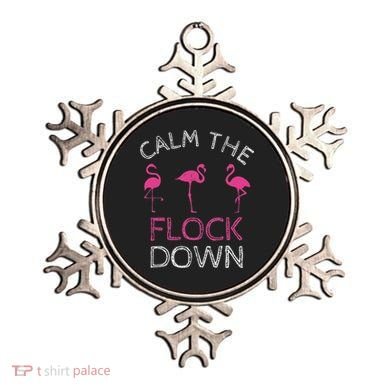 Calm The Flock Down Flamingo Summer Gift Ornament