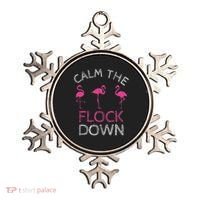Calm The Flock Down Flamingo Summer Gift Ornament thumb 0