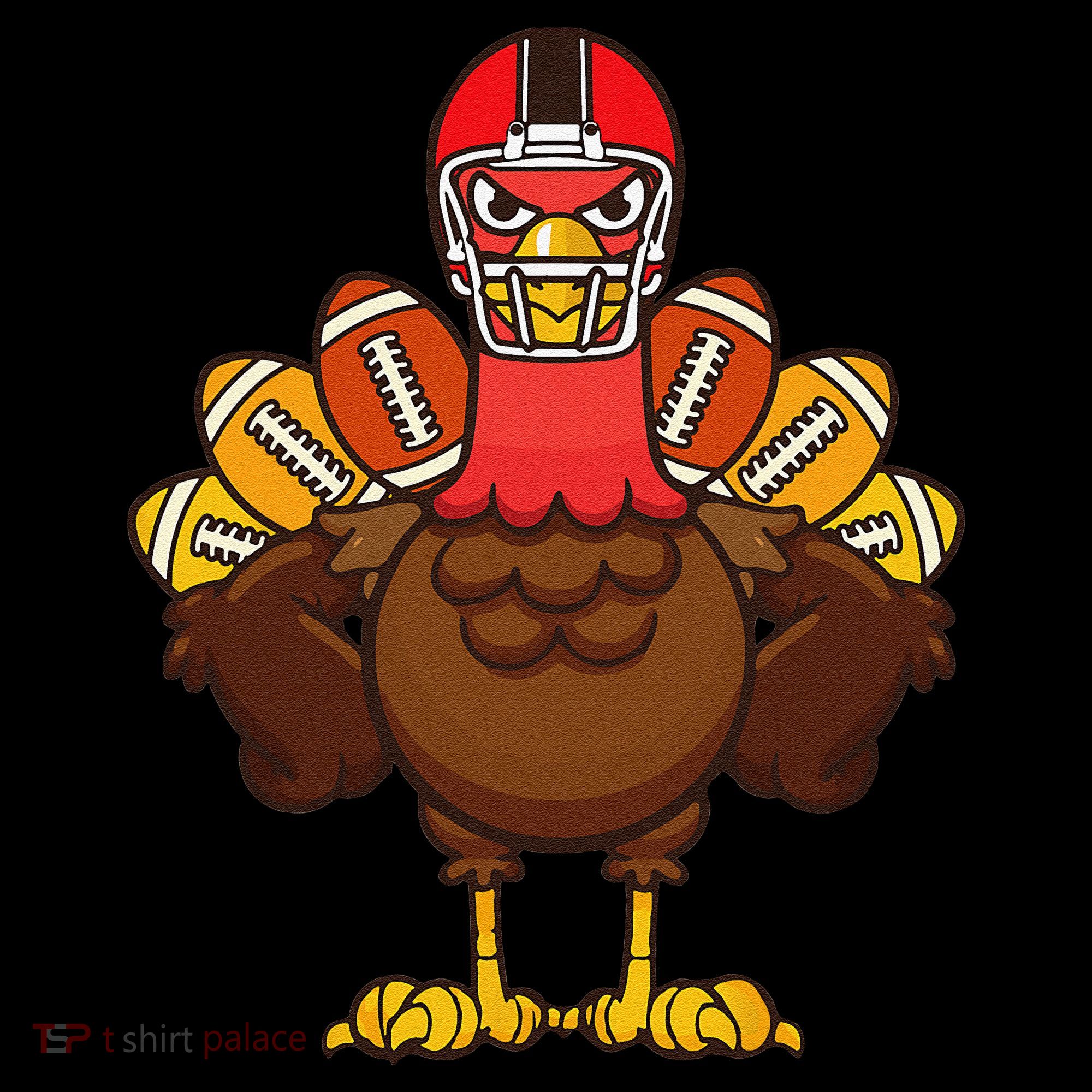 Cool Thanksgiving Football Gobble Player Turkey Gift Women's Hoodie