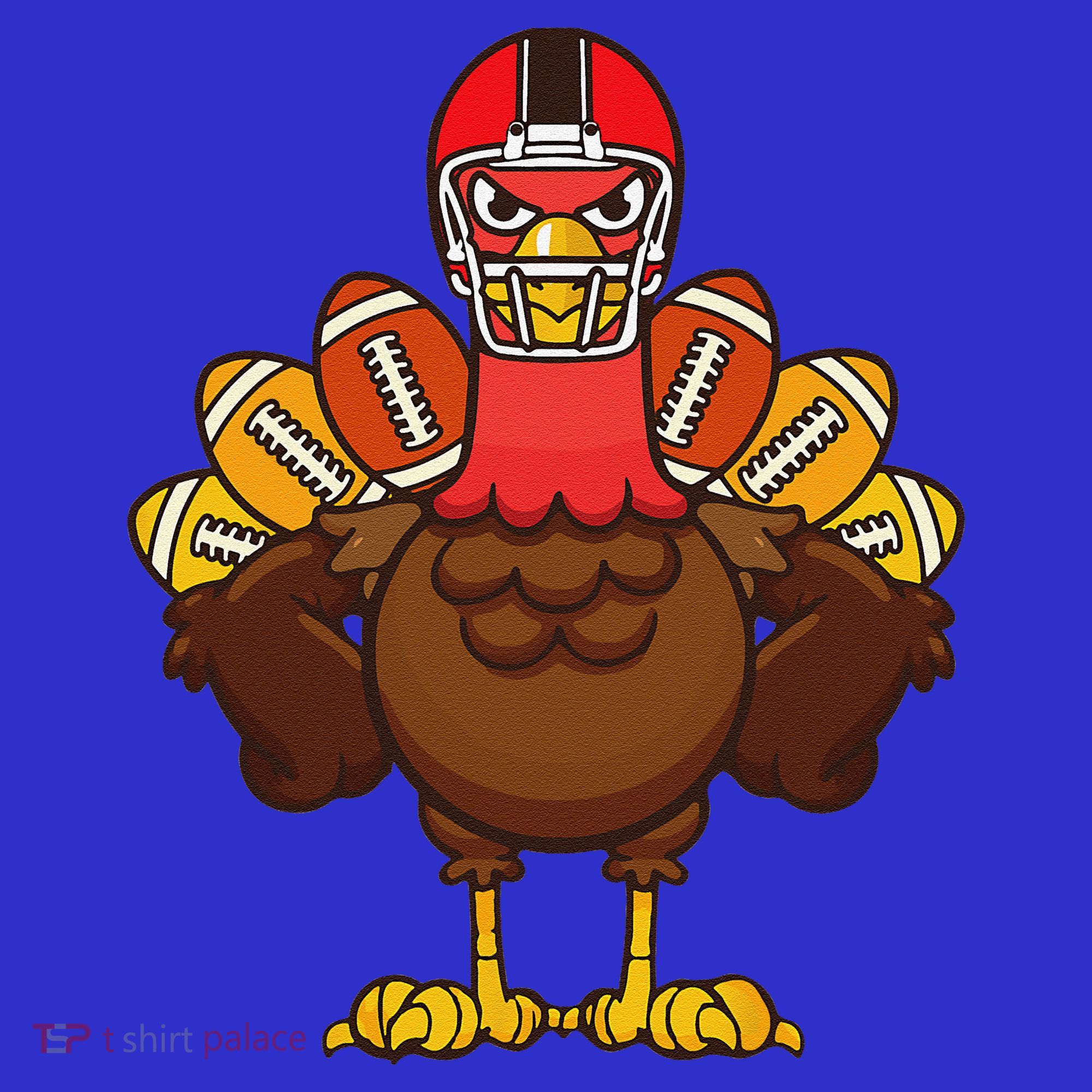Cool Thanksgiving Football Gobble Player Turkey Gift Women's Tank Top