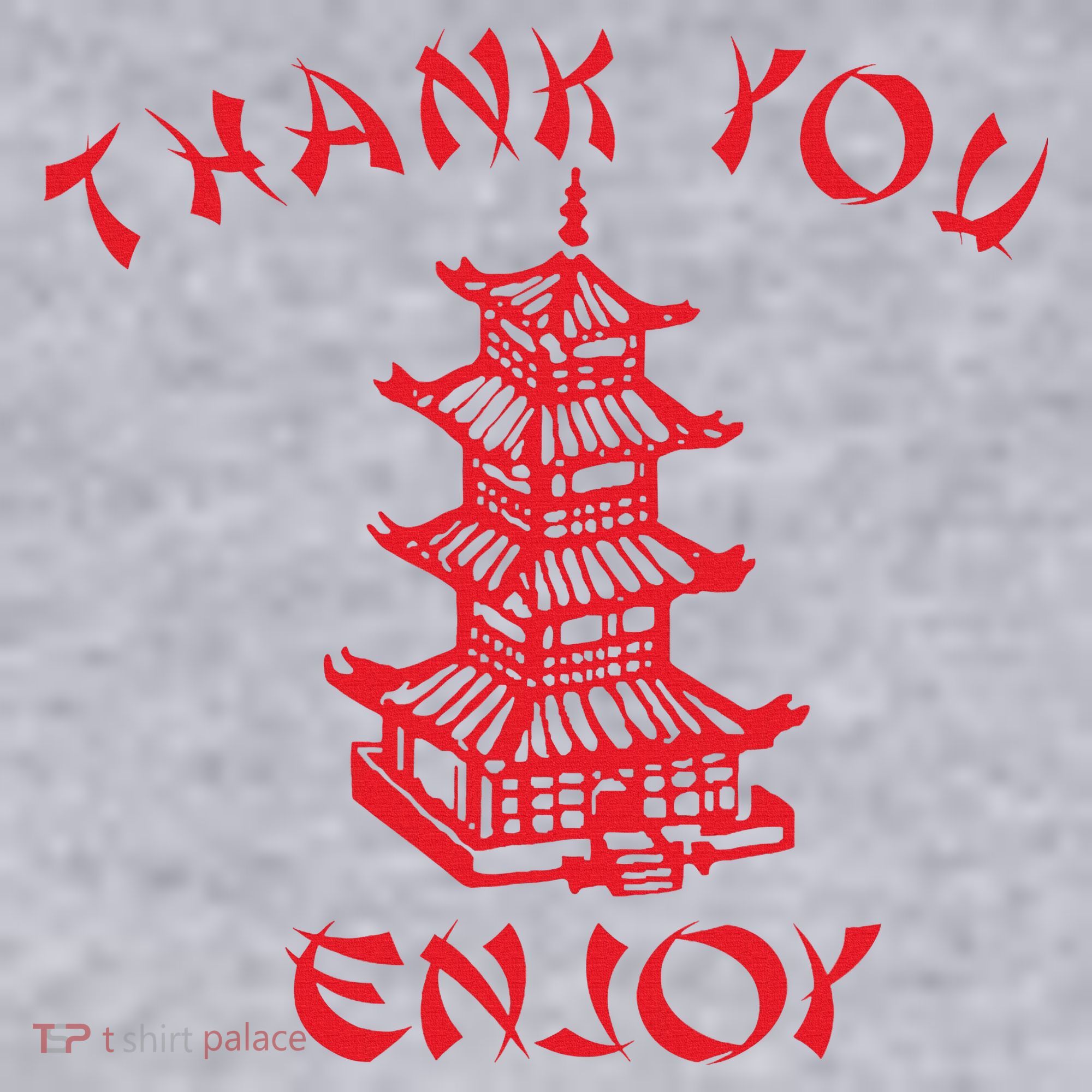 Chinese Takeaway Food Thank You Enjoy Women's Sweatshirt