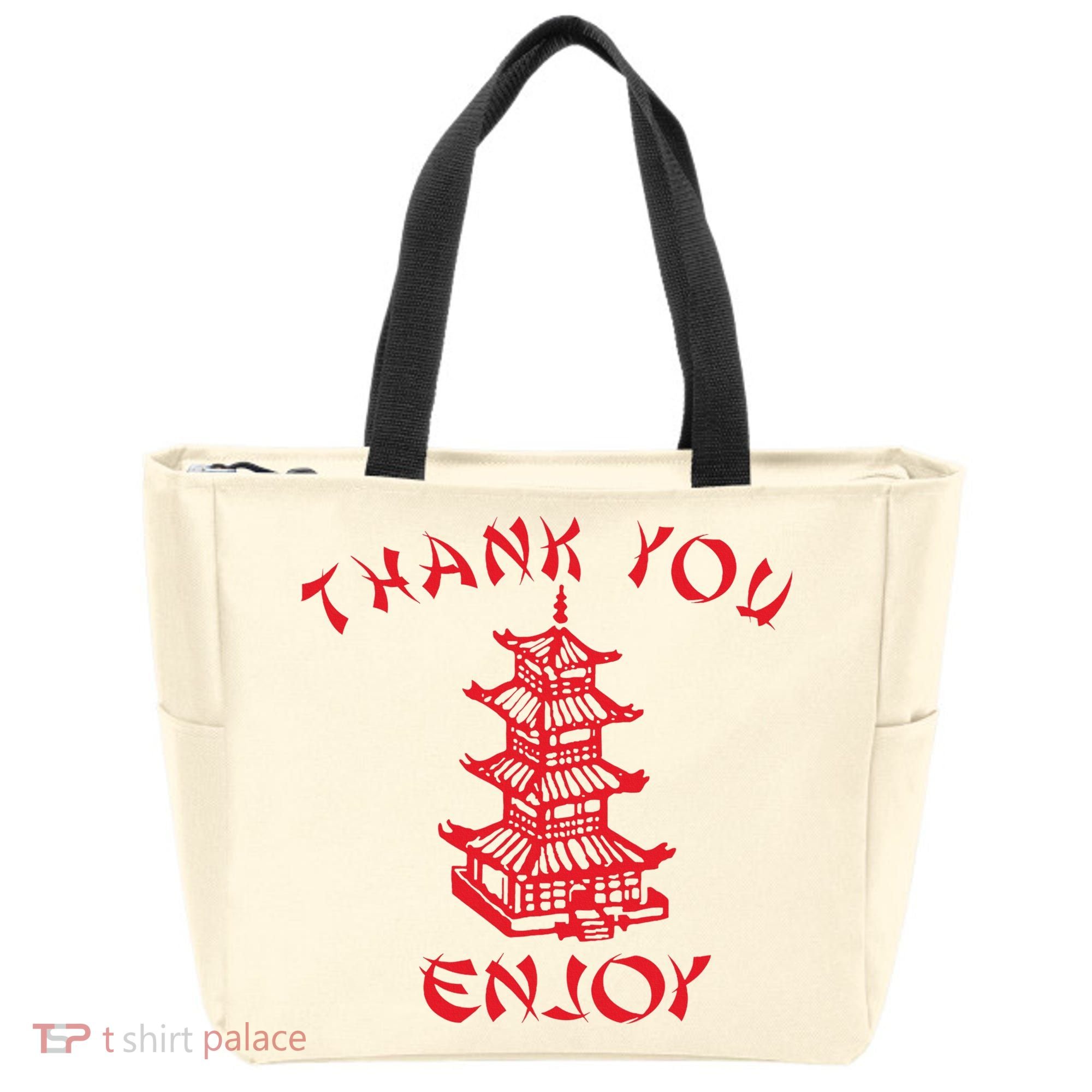 Chinese Takeaway Food Thank You Enjoy Tote Bag