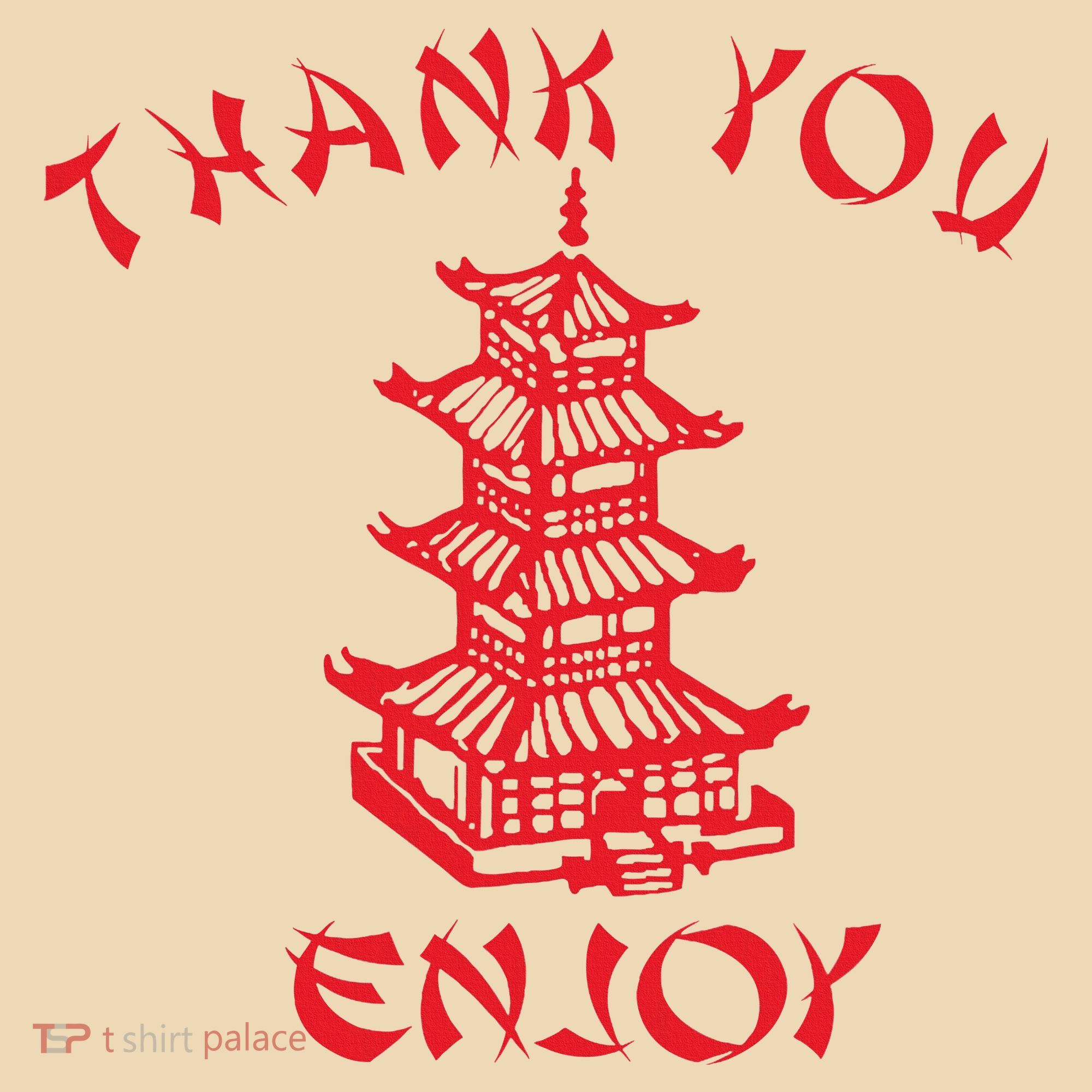 Chinese Takeaway Food Thank You Enjoy Tote Bag