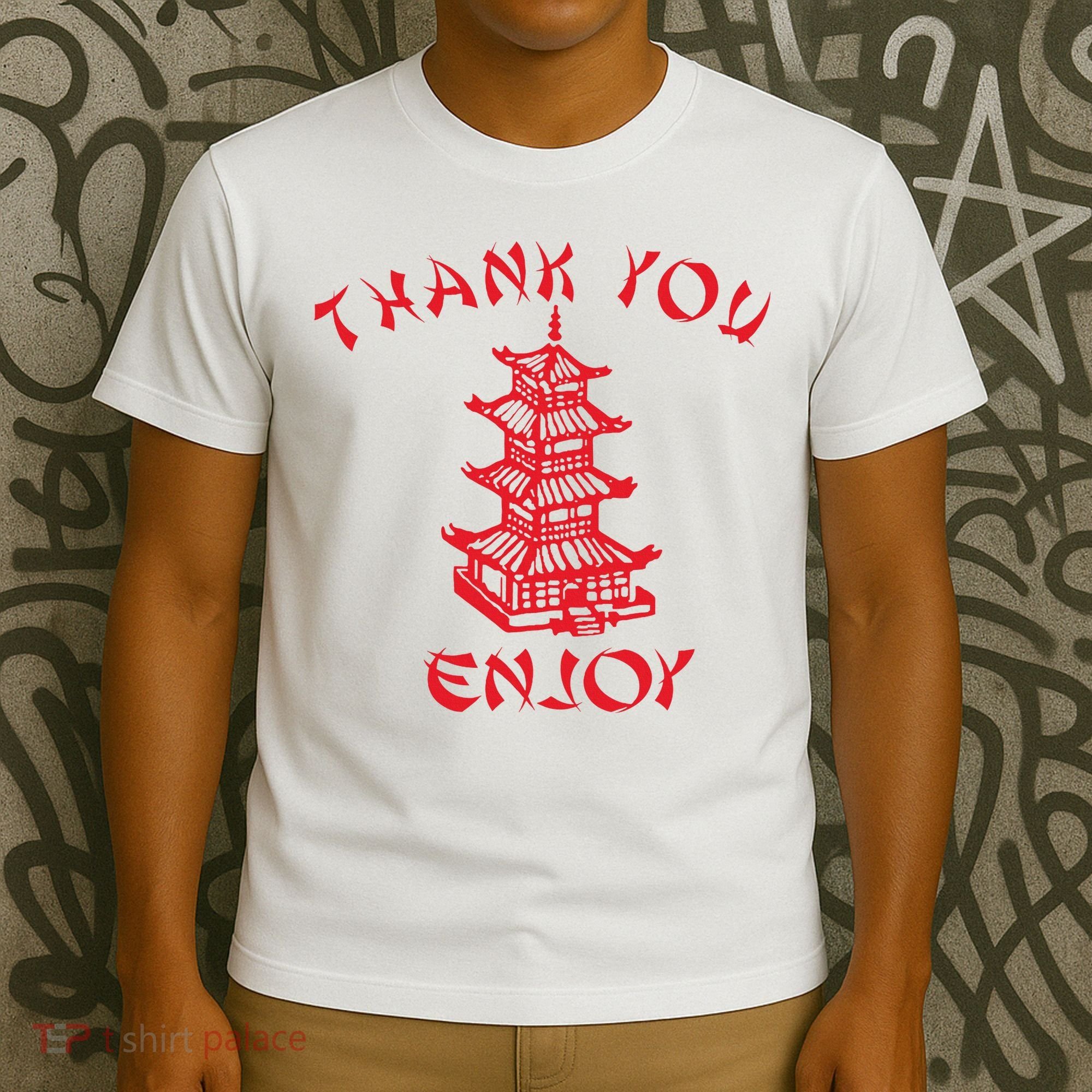 Chinese Takeaway Food Thank You Enjoy T-Shirt