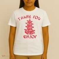 Chinese Takeaway Food Thank You Enjoy T-Shirt thumb 4