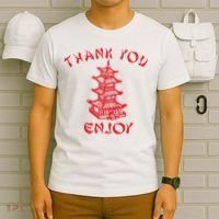 Chinese Takeaway Food Thank You Enjoy T-Shirt thumb 6