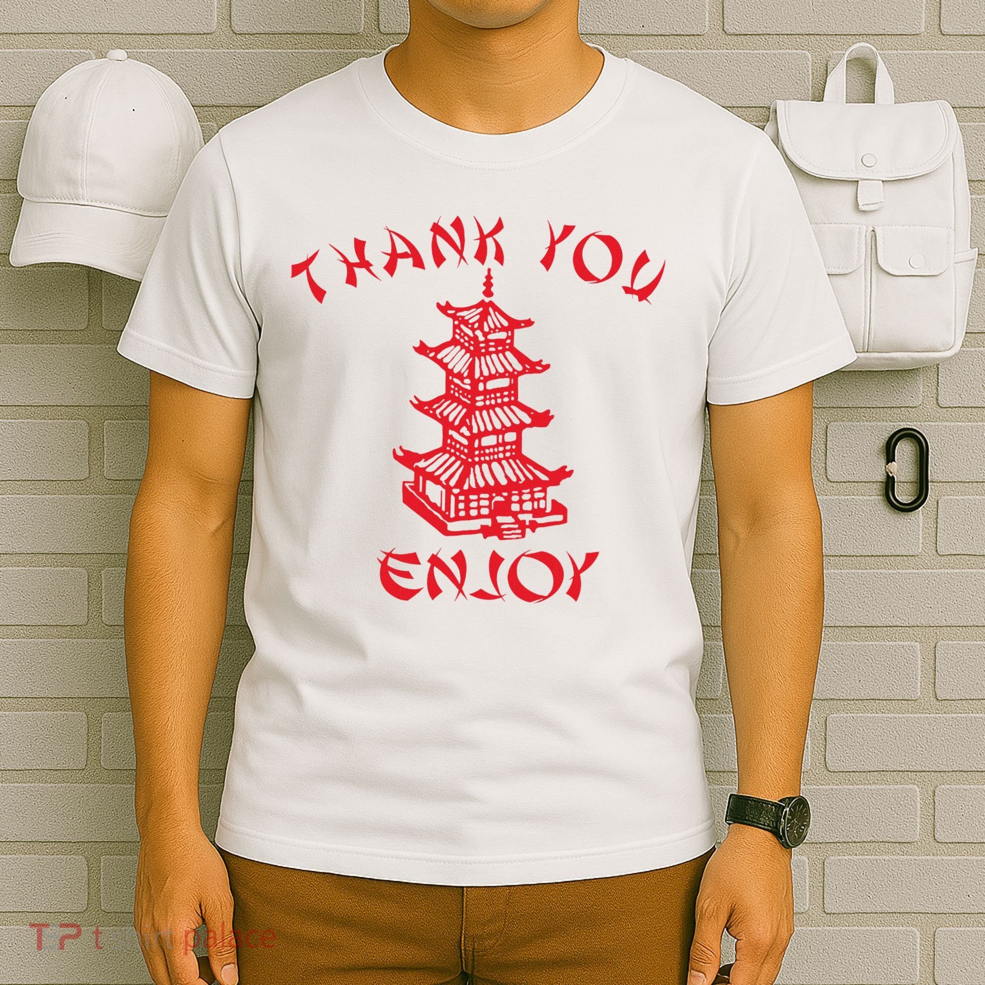 Chinese Takeaway Food Thank You Enjoy T-Shirt