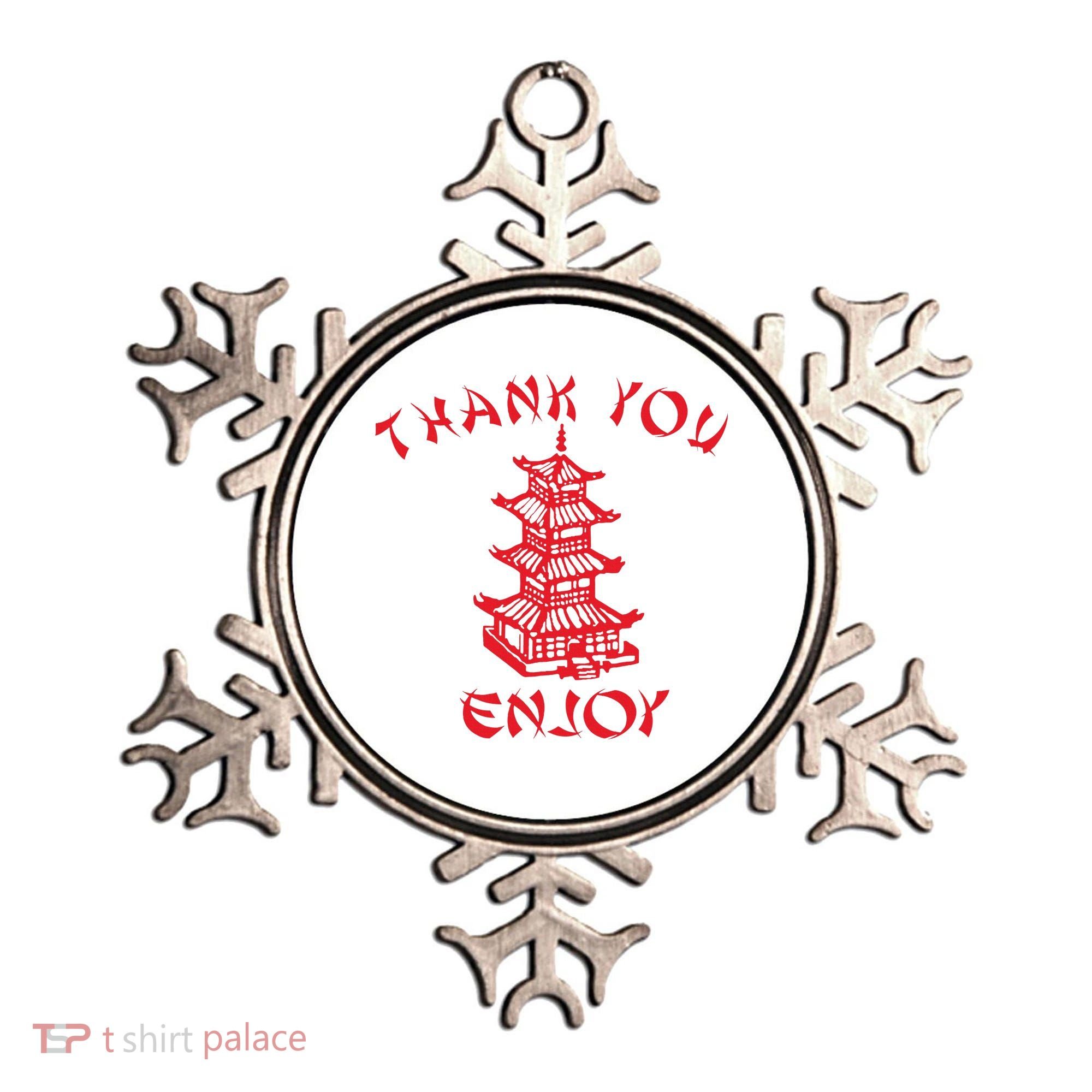Chinese Takeaway Food Thank You Enjoy Ornament