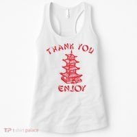 Chinese Takeaway Food Thank You Enjoy Women's Tank Top thumb 0
