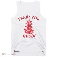 Chinese Takeaway Food Thank You Enjoy Tank Top thumb 0