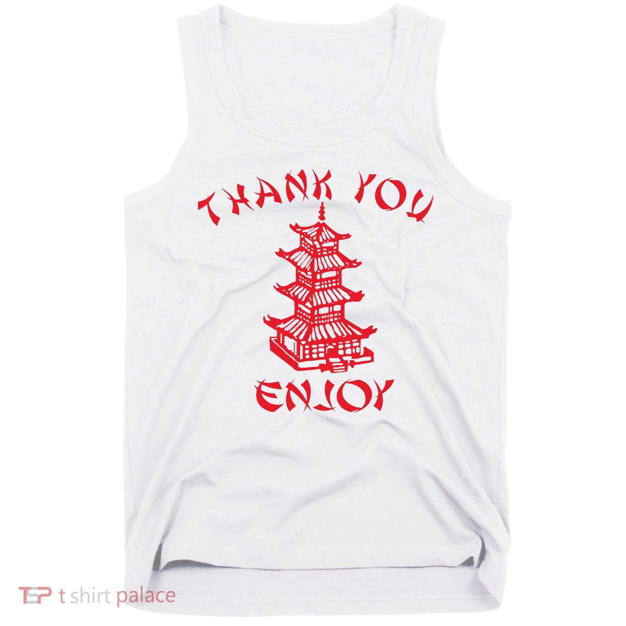 Chinese Takeaway Food Thank You Enjoy Tank Top