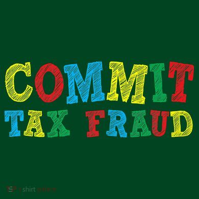 Commit Tax Fraud Funny Apron