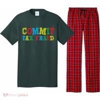 Commit Tax Fraud Funny Pajama Set thumb 0