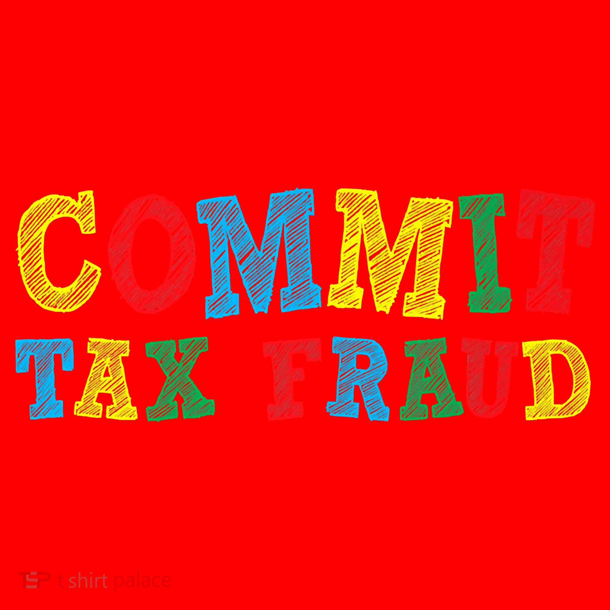 Commit Tax Fraud Funny Santa Hat