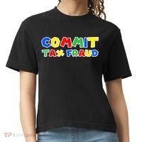 Commit Tax Fraud Funny Comfort Colors Boxy T-Shirt thumb 0