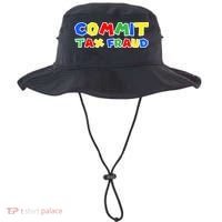 Commit Tax Fraud Funny Bucket Hat thumb 0