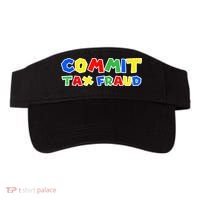 Commit Tax Fraud Funny Visor thumb 0