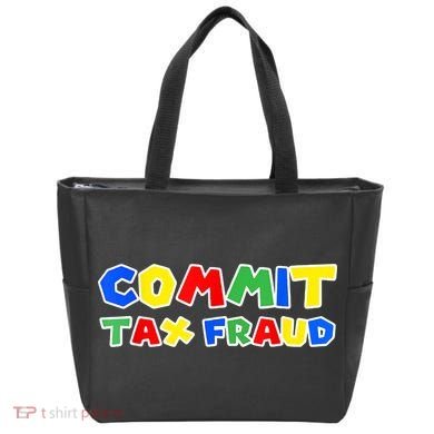Commit Tax Fraud Funny Tote Bag