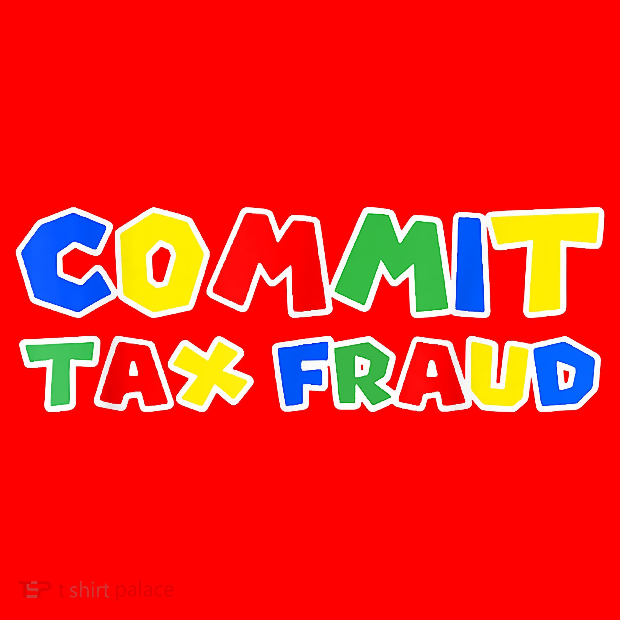 Commit Tax Fraud Funny Santa Hat