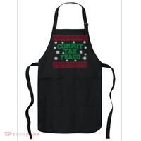 Commit Tax Fraud Ugly Christmas Tacky Holiday Apron thumb 0