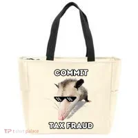 Commit Tax Fraud Tote Bag thumb 0