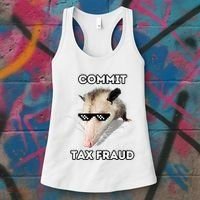Commit Tax Fraud Women's Tank Top thumb 3