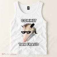 Commit Tax Fraud Tank Top thumb 2
