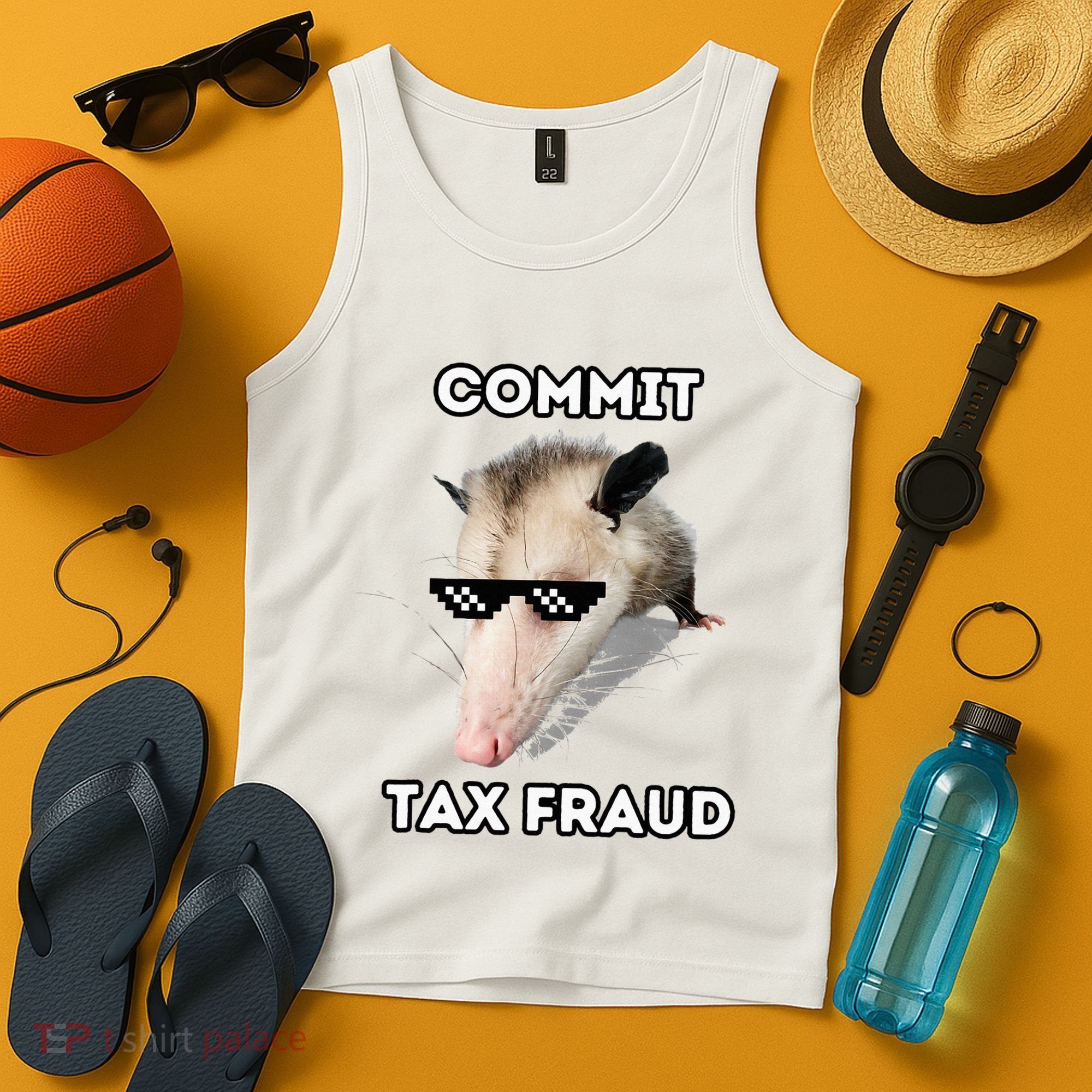 Commit Tax Fraud Tank Top