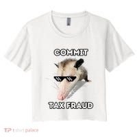 Commit Tax Fraud Women's Crop Top Tee thumb 0