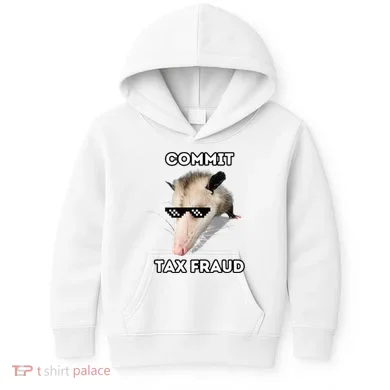 Commit Tax Fraud Kids Hoodie