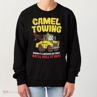 Camel Towing Funny Crude Tow Truck Recovery Workers Gift Women's Sweatshirt thumb 0