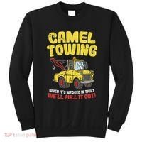 Camel Towing Funny Crude Tow Truck Recovery Workers Gift Sweatshirt thumb 0