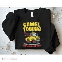Camel Towing Funny Crude Tow Truck Recovery Workers Gift Sweatshirt thumb 2