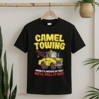Camel Towing Funny Crude Tow Truck Recovery Workers Gift T-Shirt thumb 2