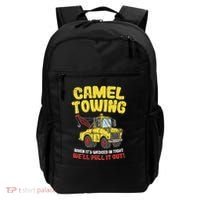 Camel Towing Funny Crude Tow Truck Recovery Workers Gift Backpack thumb 0