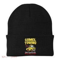 Camel Towing Funny Crude Tow Truck Recovery Workers Gift Beanie thumb 0