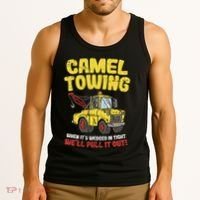 Camel Towing Funny Crude Tow Truck Recovery Workers Gift Tank Top thumb 3