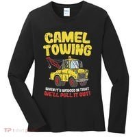 Camel Towing Funny Crude Tow Truck Recovery Workers Gift Women's Long Sleeve Shirt thumb 0