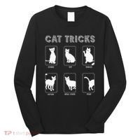 Cat Tricks Funny Kitten Kitty Pet Owner Gift Long Sleeve Shirt thumb 0