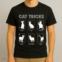 Cat Tricks Funny Kitten Kitty Pet Owner Gift T-Shirt thumb 3
